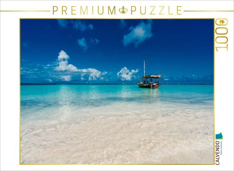 Produktbild: CALVENDO Puzzle Ein Motiv aus dem Kalender Inselparadies Sansibar | 1000 Teile Lege-Gr&ouml;&szlig;e 64x48cm Foto-Puzzle f&uuml;r gl&uuml;ckliche Stunden