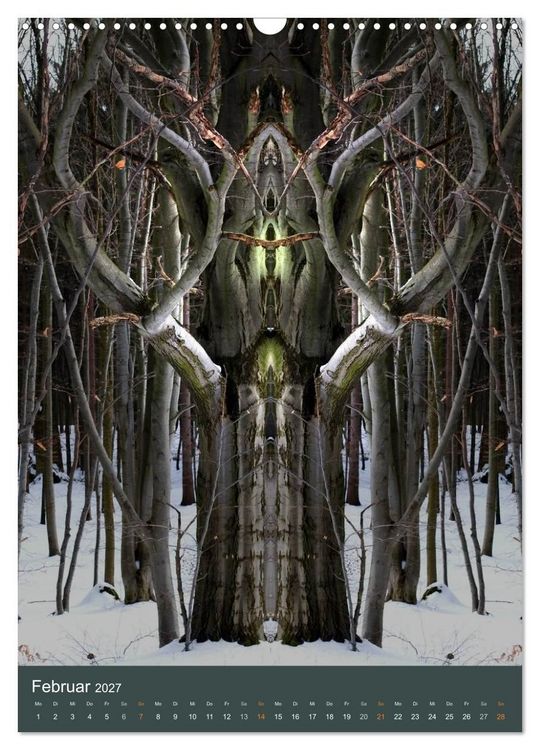 Produktbild: Spiegelwelten - Botschaften der Naturwesen (Wandkalender 2027 DIN A3 hoch), CALVENDO Monatskalender