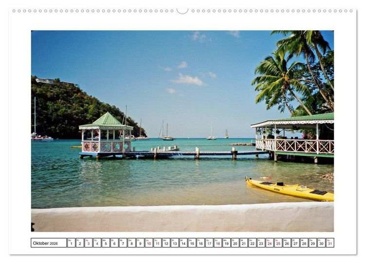 Produktbild: KARIBIK - die Vielfalt genie&szlig;en (hochwertiger Premium Wandkalender 2026 DIN A2 quer), Kunstdruck in Hochglanz