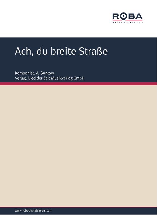Produktbild: Ach, du breite Stra&szlig;e