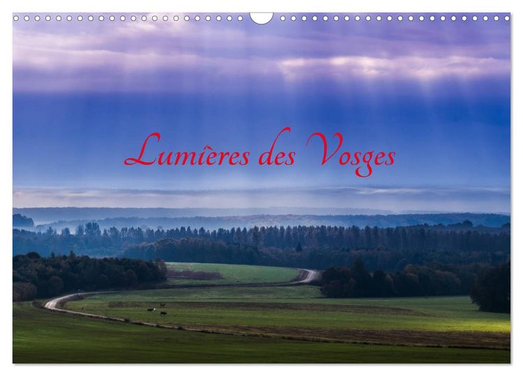 Produktbild: Lumi&egrave;res des Vosges (Calendrier mural 2026 DIN A3 vertical), CALVENDO calendrier mensuel