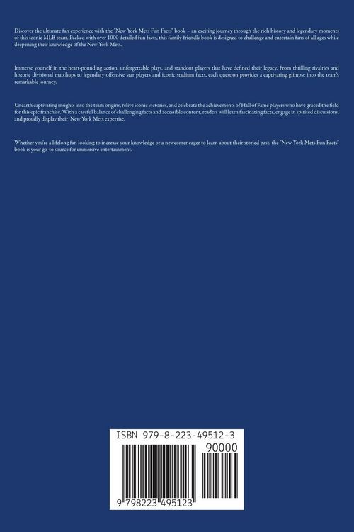Produktbild: New York Mets Fun Facts