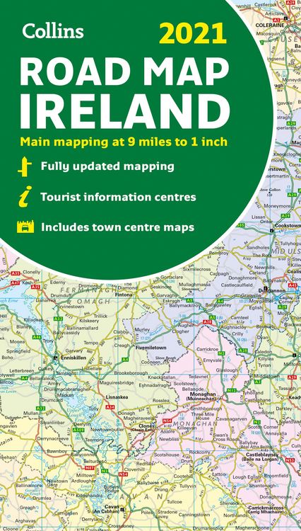 Produktbild: Map-2021 Collins Road Map Irel