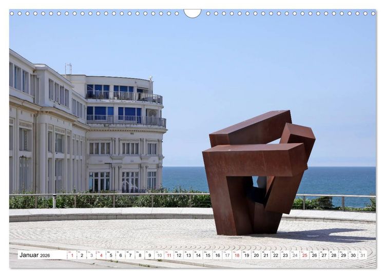 Produktbild: Biarritz (Wandkalender 2026 DIN A3 quer), CALVENDO Monatskalender