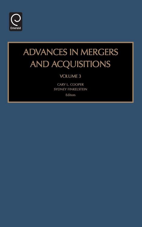 Produktbild: Advances in Mergers and Acquisitions