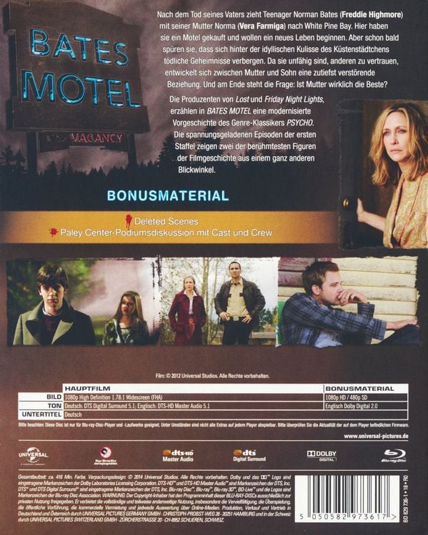 Bates Motel Season [2 BRs] als Blu-ray kaufen