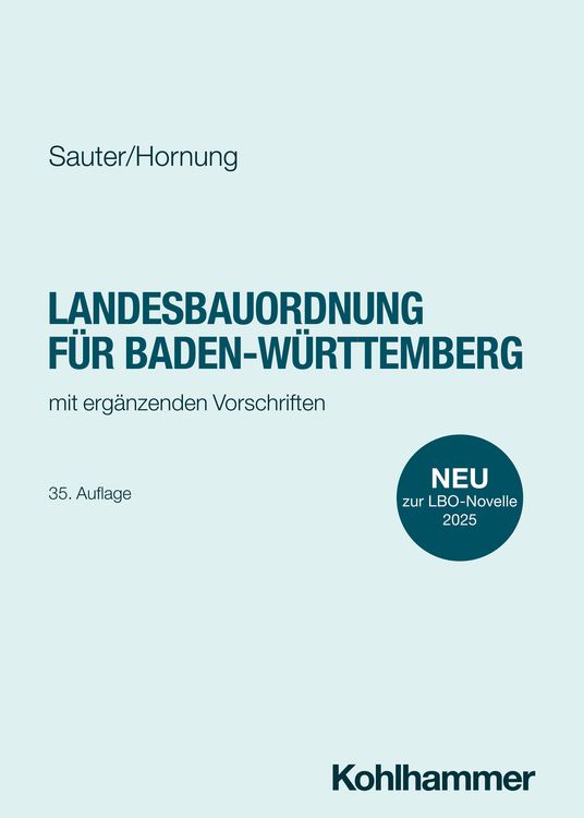 Produktbild: Landesbauordnung f&uuml;r Baden-W&uuml;rttemberg