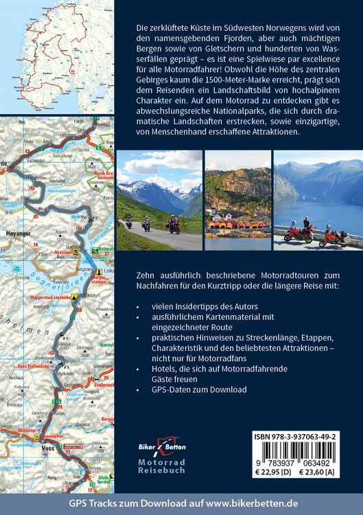 Produktbild: Motorrad Reisef&uuml;hrer Fjord-Norwegen