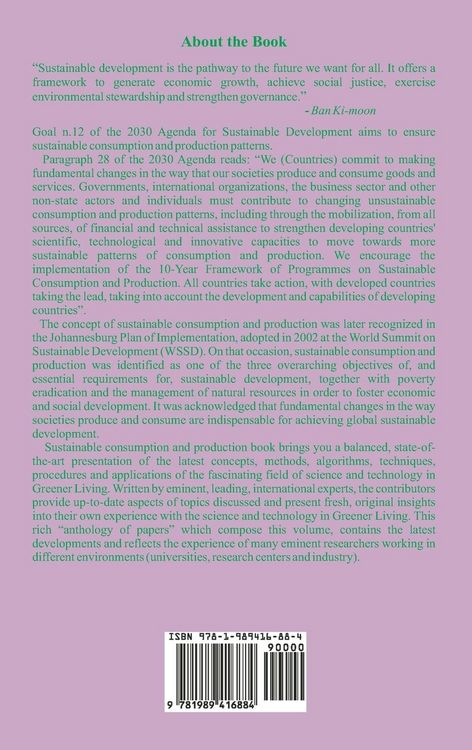 Produktbild: Sustainable Consumption and Production