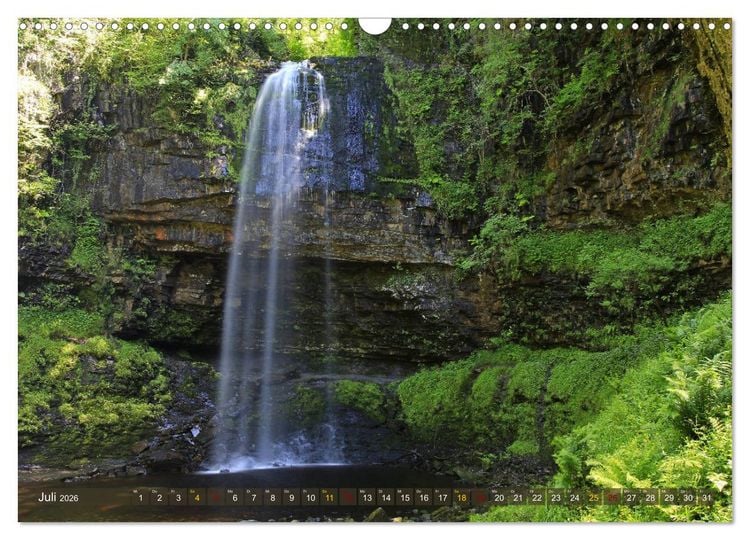 Produktbild: Naturwunder Wales (Wandkalender 2026 DIN A3 quer), CALVENDO Monatskalender