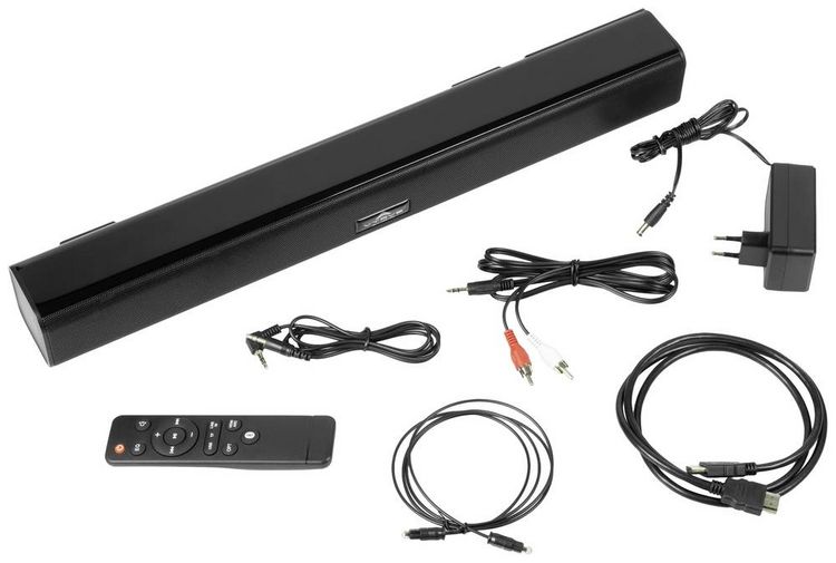 Produktbild: Vyrve Audio NAOS Soundbar Schwarz Bluetooth&reg;, USB, Wandbefestigung