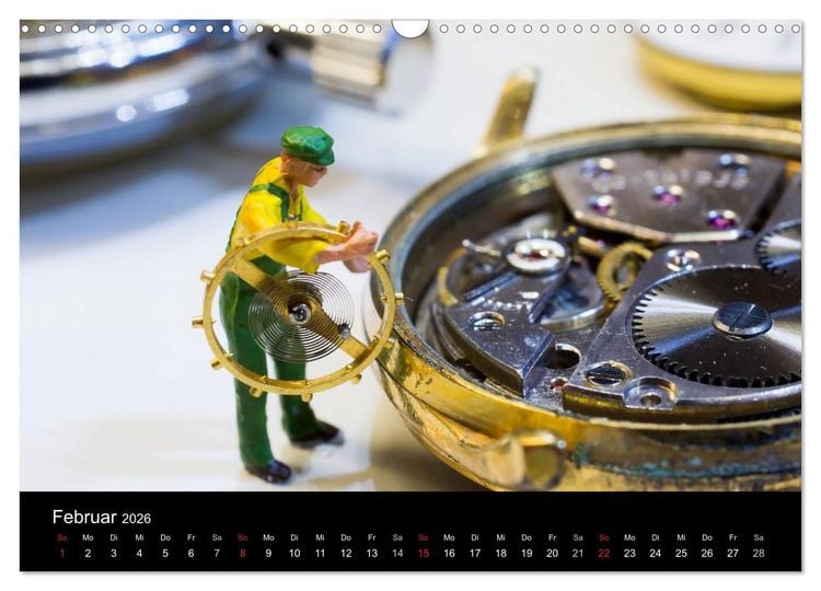 Produktbild: UHR Menschen (Wandkalender 2026 DIN A3 quer), CALVENDO Monatskalender