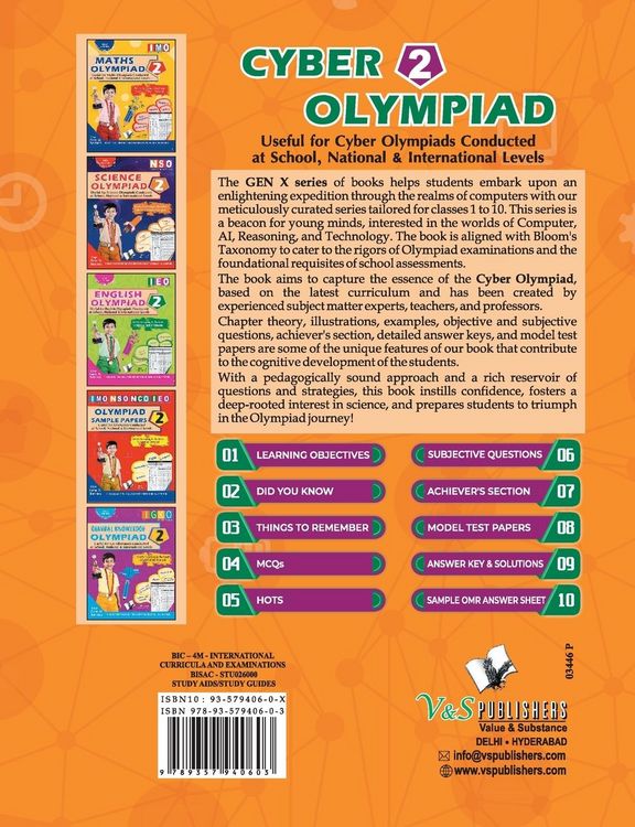 Produktbild: National Cyber Olympiad - Class 2(With OMR Sheets)