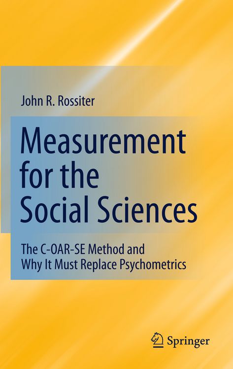 Produktbild: Measurement for the Social Sciences