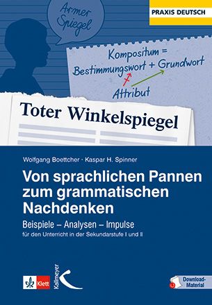 Produktbild: Von sprachlichen Pannen zum grammatischen Nachdenken