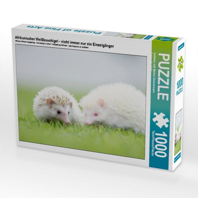 Produktbild: Afrikanischer Wei&szlig;bauchigel - nicht immer nur ein Einzelg&auml;nger (Puzzle)