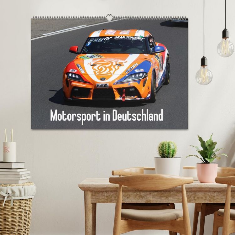 Produktbild: Motorsport in Deutschland (Wandkalender 2026 DIN A2 quer), CALVENDO Monatskalender