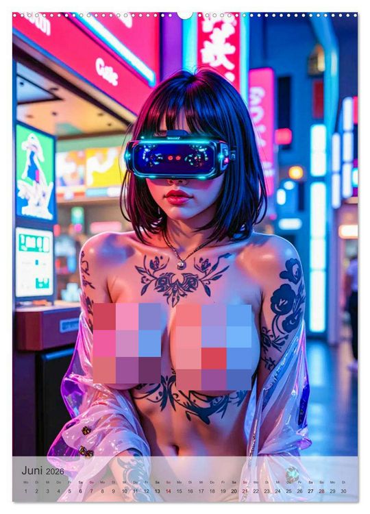 Produktbild: Spicy World - Tokio Unzensiert (Wandkalender 2026 DIN A2 hoch), CALVENDO Monatskalender