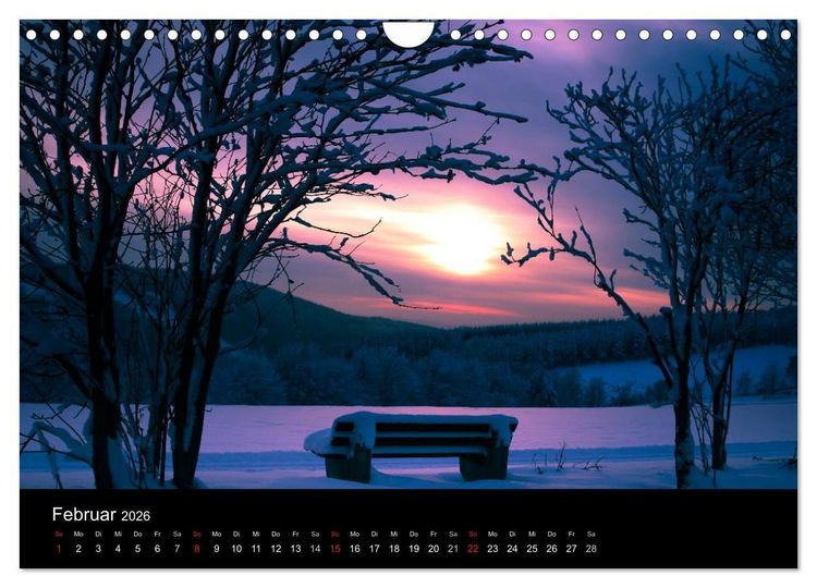 Produktbild: Winterberg - Sauerland - Eine Landschaft in Bildern (Wandkalender 2026 DIN A4 quer), CALVENDO Monatskalender