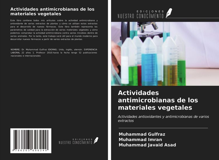 Produktbild: Actividades antimicrobianas de los materiales vegetales