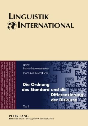Produktbild: Die Ordnung des Standard und die Differenzierung der Diskurse