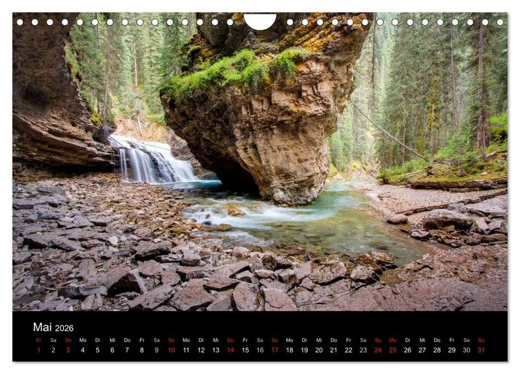 Produktbild: Die Landschaften Nordamerikas (Wandkalender 2026 DIN A4 quer), CALVENDO Monatskalender