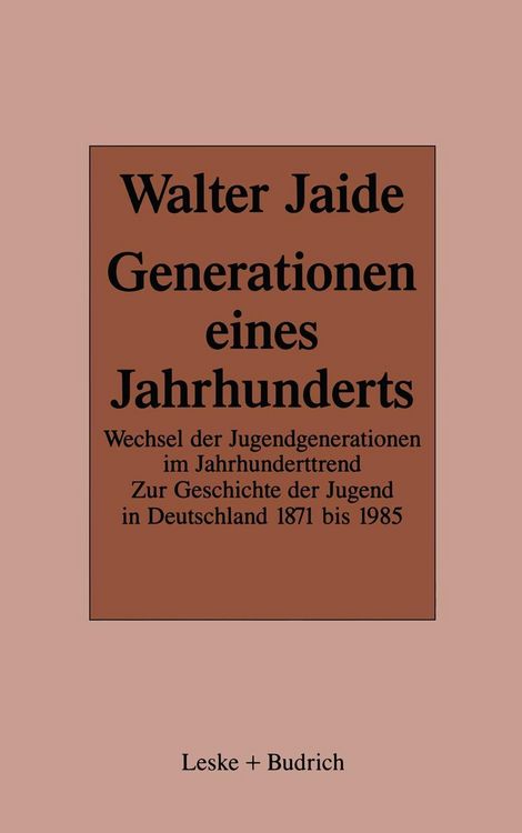 Produktbild: Generationen eines Jahrhunderts