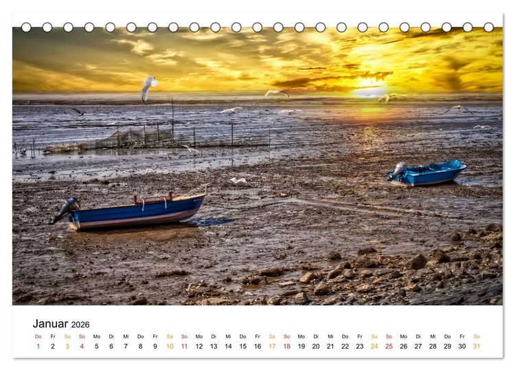 Produktbild: Deutschland - traumhafte Sehensw&uuml;rdigkeiten (Tischkalender 2026 DIN A5 quer), CALVENDO Monatskalender