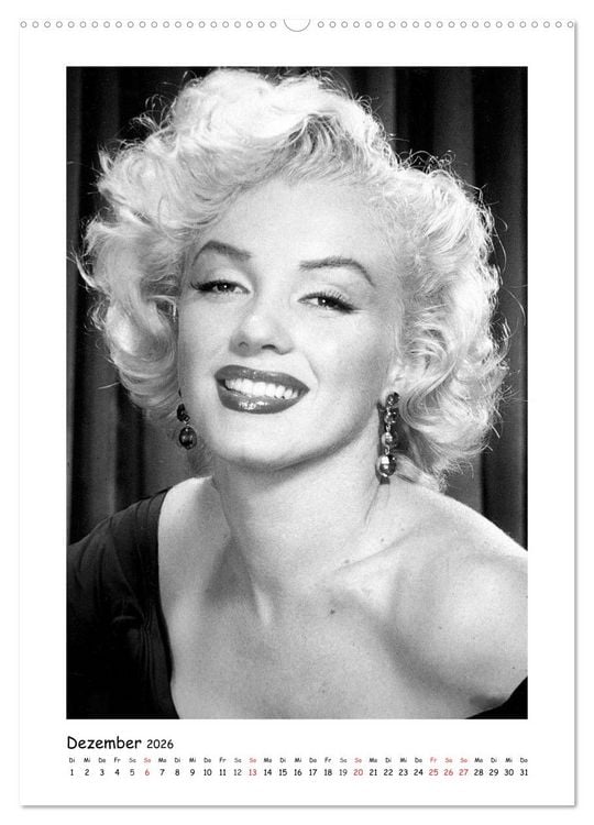 Produktbild: Marilyn Monroe. Weltstar und Sexsymbol (Wandkalender 2026 DIN A2 hoch), CALVENDO Monatskalender