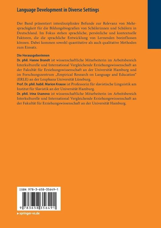 Produktbild: Language Development in Diverse Settings
