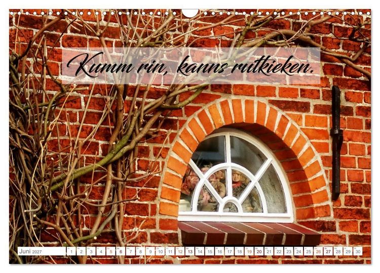 Produktbild: Plattd&uuml;&uuml;tsche Spr&ouml;kje 2027 (Wandkalender 2027 DIN A3 quer), CALVENDO Monatskalender