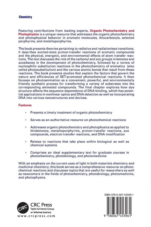 Produktbild: Organic Photochemistry and Photophysics