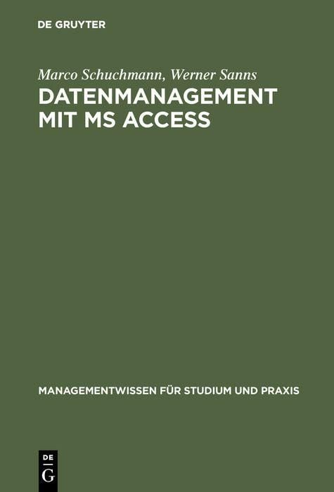 Produktbild: Datenmanagement mit MS ACCESS