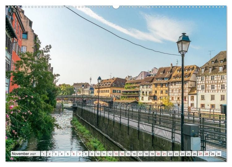 Produktbild: Romantisches Stra&szlig;burg (Wandkalender 2027 DIN A2 quer), CALVENDO Monatskalender