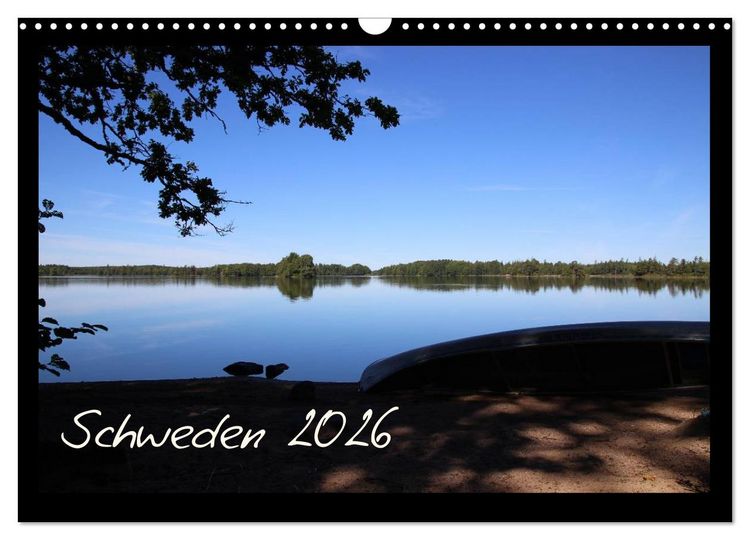 Produktbild: Schweden 2026 (Wandkalender 2026 DIN A3 quer), CALVENDO Monatskalender
