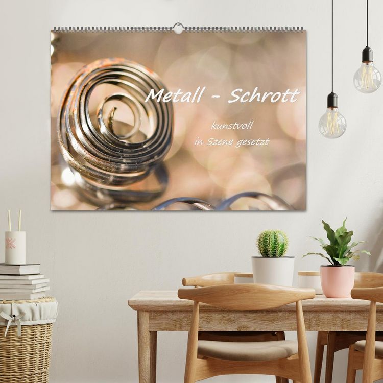 Produktbild: Metall - Schrott kunstvoll in Szene gesetzt (Wandkalender 2026 DIN A2 quer), CALVENDO Monatskalender