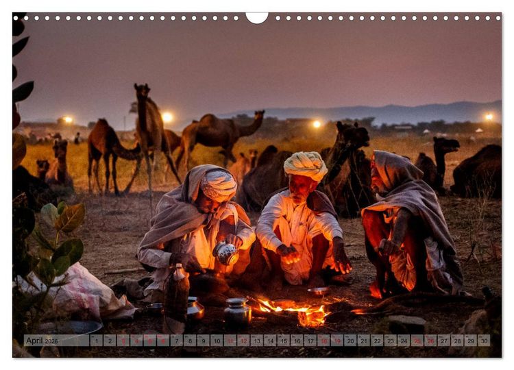 Produktbild: Indien Rajasthan: Unterwegs im Land der K&ouml;nige (Wandkalender 2026 DIN A3 quer), CALVENDO Monatskalender