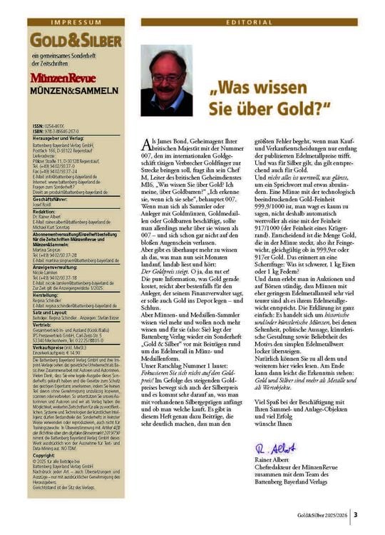 Produktbild: Sonderheft Gold & Silber
