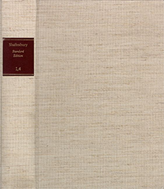 Produktbild: Shaftesbury (Anthony Ashley Cooper): Standard Edition / I. Works: Aesthetics. Band 4: Printed Notes to the &rsaquo;Characteristicks&lsaquo; u.a.