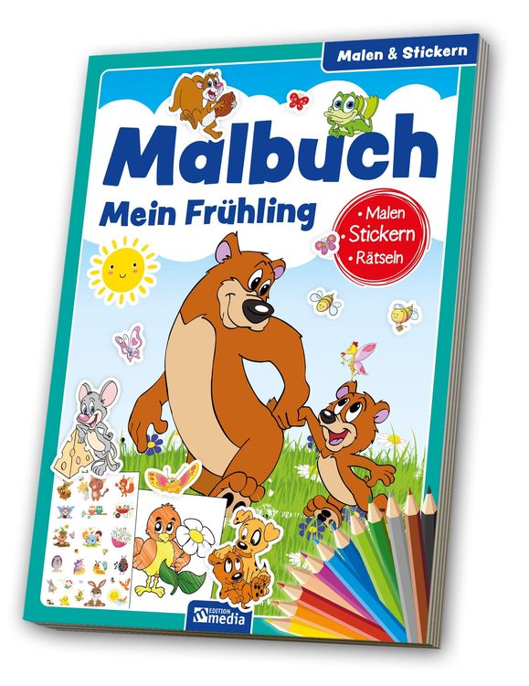 Produktbild: Malbuch Mein Fr&uuml;hling