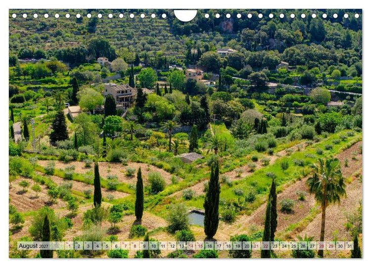 Produktbild: Wanderlust Mallorca - Pfade der Tramuntana (Wandkalender 2027 DIN A4 quer), CALVENDO Monatskalender