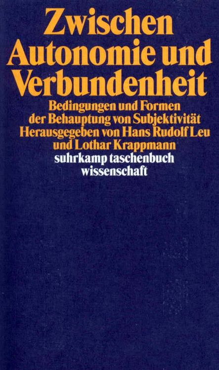 Produktbild: Zwischen Autonomie und Verbundenheit