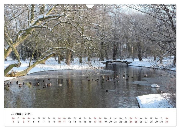 Produktbild: Schwerin - Landeshauptstadt von Mecklenburg-Vorpommern (Wandkalender 2026 DIN A3 quer), CALVENDO Monatskalender