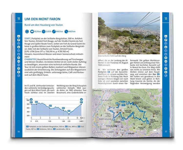 Produktbild: KOMPASS Wanderf&uuml;hrer C&ocirc;te d'Azur, Die sch&ouml;nsten K&uuml;sten- und Bergwanderungen, 50 Touren