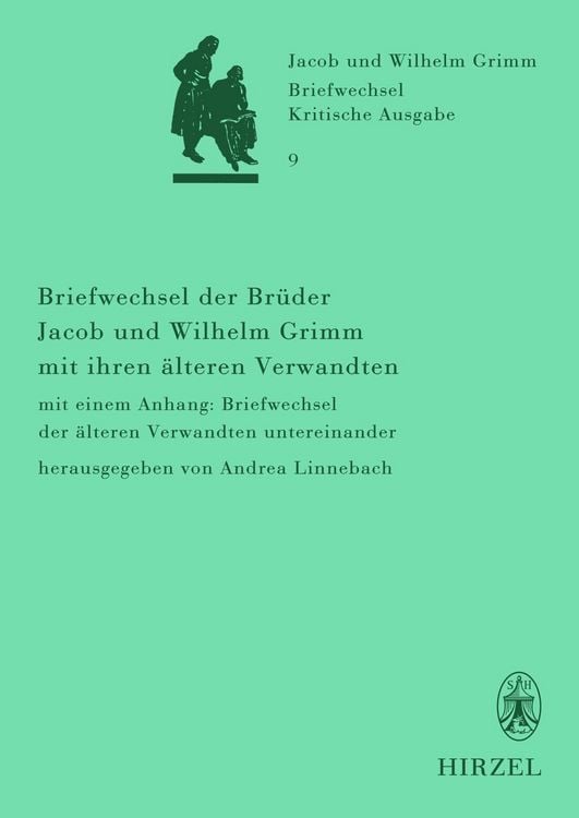 Produktbild: Briefwechsel der Br&uuml;der Jacob und Wilhelm Grimm mit ihren &auml;lteren Verwandten