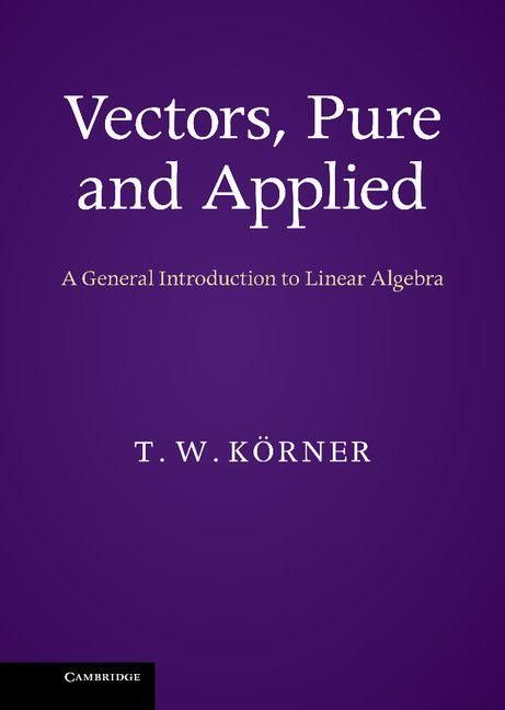 Produktbild: Vectors, Pure and Applied