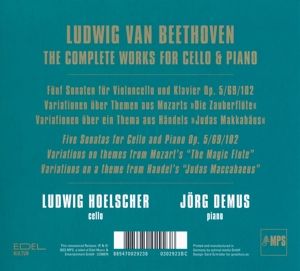 Produktbild: Beethoven:Gesamtwerk f&uuml;r Violoncello und Klavier