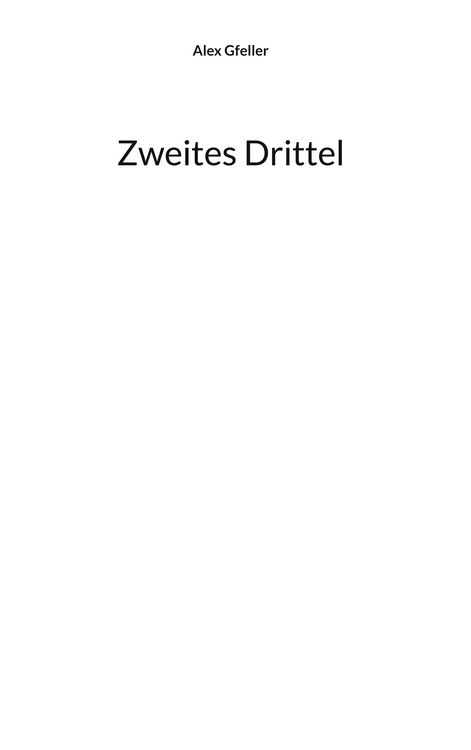 Produktbild: Zweites Drittel