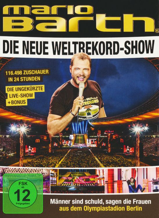 Produktbild: Mario Barth - Weltrekord-Show: M&auml;nner sind schuld, sagen die Frauen [2 DVDs]