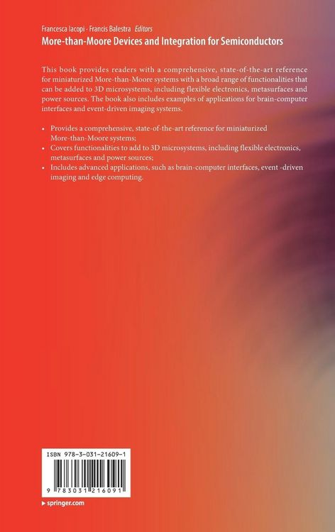 Produktbild: More-than-Moore Devices and Integration for Semiconductors